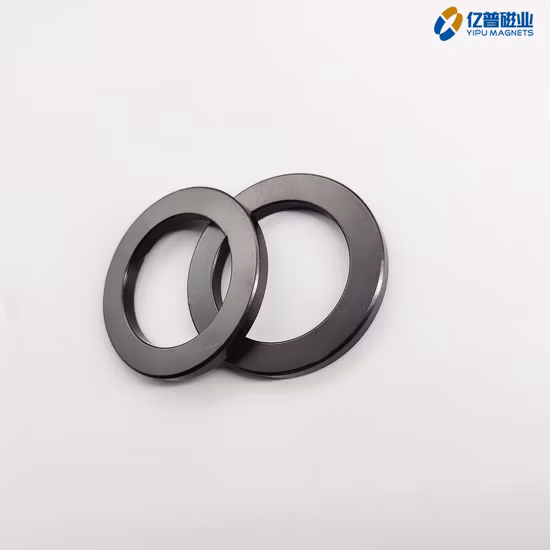 Customized Ring Compression Molding Neodymium Bonded NdFeB Magnets